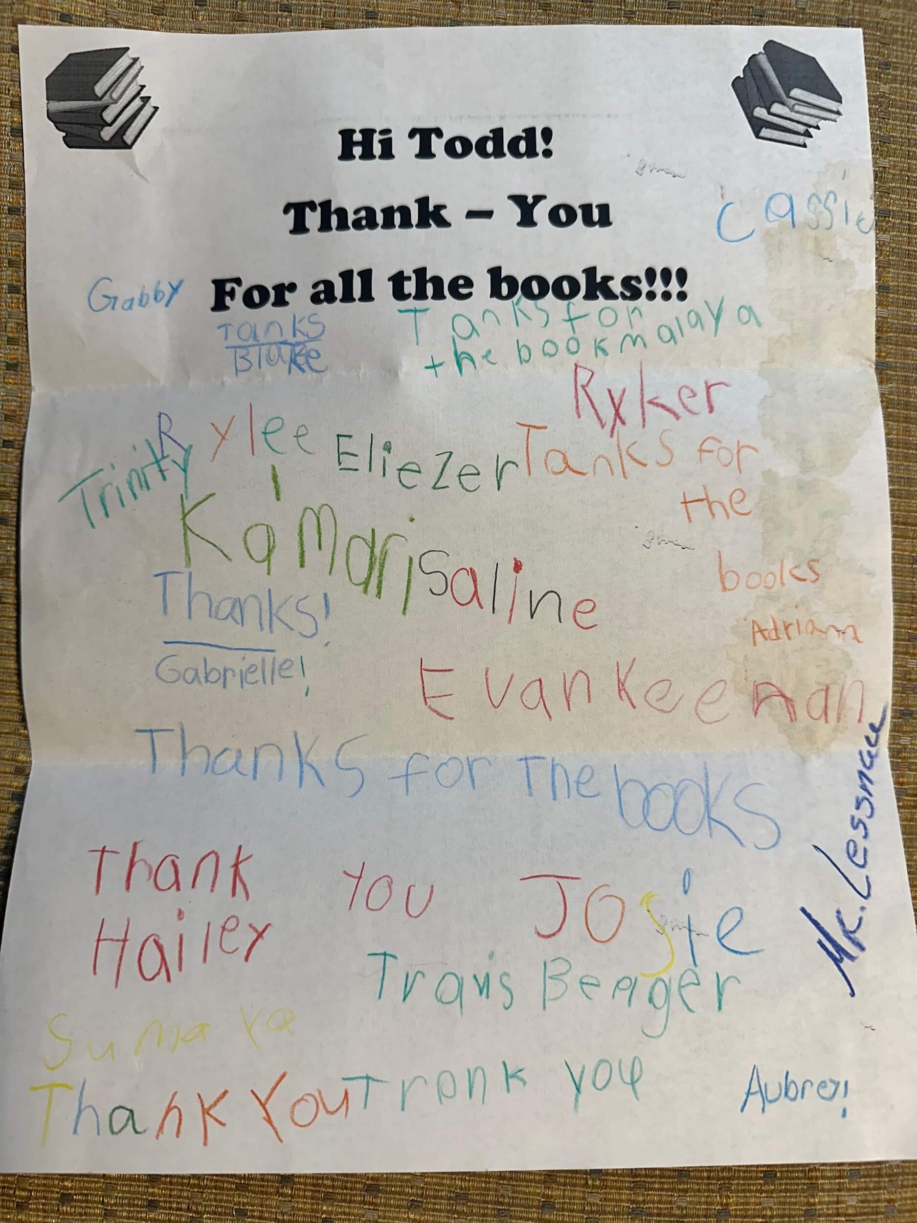 Student thank you letter 2